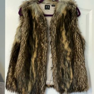 Armani Exchange fur vest